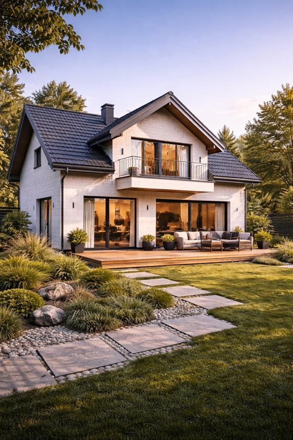 Строительство жилого дома из газобетона в Уфе