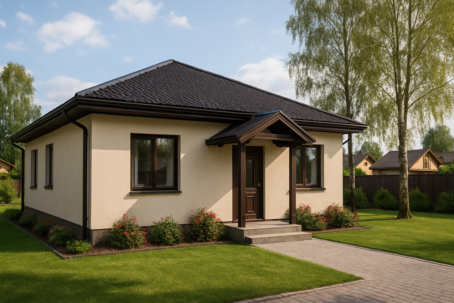 Дом из газобетона 100 м² в Уфе — расчёт блоков и стоимость